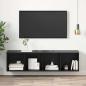 Preview: TV-Schrankset 37 x 37 x 142,5 cm Schwarz Eichen-Optik