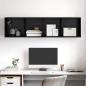 Preview: TV-Schrankset 37 x 37 x 142,5 cm Schwarz Eichen-Optik