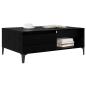 Preview: Couchtisch Schwarze Eiche 90 x 60 x 35 cm Holzwerkstoff