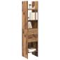 Preview: Bücherregal Altholz 40 x 35 x 180 cm Holzwerkstoff
