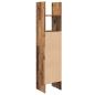 Preview: Bücherregal Altholz 40 x 35 x 180 cm Holzwerkstoff