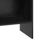 Preview: Bücherregal Schwarze Eiche 40 x 35 x 180 cm Holzwerkstoff