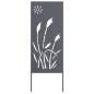 Preview: Garten dekoratives Panel Anthrazit 32 x 140 cm