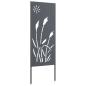 Preview: Garten dekoratives Panel Anthrazit 32 x 140 cm