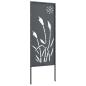 Preview: Garten dekoratives Panel Anthrazit 32 x 140 cm