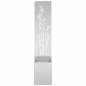 Preview: Blumentopf mit dekorativem Paneel Silber 32 x 140 cm