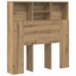 Preview: Kopfteil Schrank Eiche handwerklich 100 x 19 x 103.5 cm