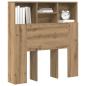 Preview: Kopfteil Schrank Eiche handwerklich 100 x 19 x 103.5 cm
