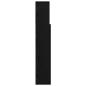 Preview: Kopfteil Schrank mit Regal Schwarze Eiche 100 x 19 x 103.5 cm