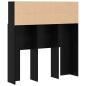 Preview: Kopfteil Schrank mit Regal Schwarze Eiche 100 x 19 x 103.5 cm