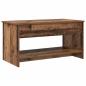 Preview: Couchtisch mit Regal Altholz 102 x 50 x 52.5 cm Holzwerkstoff
