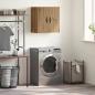 Preview: ARDEBO.de - Wandschrank Eiche handwerklich 60 x 31 x 60 cm Holzwerkstoff