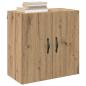 Preview: Wandschrank Eiche handwerklich 60 x 31 x 60 cm Holzwerkstoff