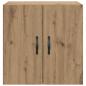 Preview: Wandschrank Eiche handwerklich 60 x 31 x 60 cm Holzwerkstoff