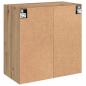Preview: Wandschrank Eiche handwerklich 60 x 31 x 60 cm Holzwerkstoff