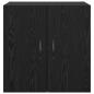 Preview: Wandschrank Schwarze Eiche 60 x 31 x 60 cm Holzwerkstoff