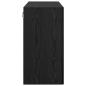 Preview: Wandschrank Schwarze Eiche 60 x 31 x 60 cm Holzwerkstoff