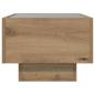Preview: Beistelltisch Eiche handwerklich 40 x 40 x 30 cm Holzwerkstoff
