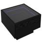 Preview: Beistelltisch Schwarze Eiche 40 x 40 x 30 cm Holzwerkstoff