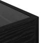Preview: Beistelltisch Schwarze Eiche 40 x 40 x 30 cm Holzwerkstoff