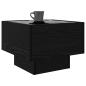 Preview: Beistelltisch Schwarze Eiche 40 x 40 x 30 cm Holzwerkstoff
