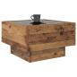 Preview: Couchtisch Altholz 50 x 50 x 30 cm Holzwerkstoff