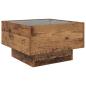 Preview: Couchtisch Altholz 50 x 50 x 30 cm Holzwerkstoff