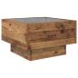 Preview: Couchtisch Altholz 50 x 50 x 30 cm Holzwerkstoff