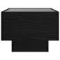 Preview: Couchtisch Schwarze Eiche 50 x 50 x 30 cm Holzwerkstoff
