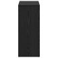 Preview: Bücherregal Schwarze Eiche 69,5 x 29 x 69,5 cm Holzwerkstoff