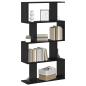 Preview: Bücherregal Schwarze Eiche 70 x 24 x 129 cm Holzwerkstoff