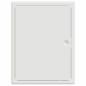 Preview: Zugangstür Weiß 30 x 40 cm Stahl