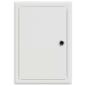 Preview: Zugangstür Weiß 20 x 30 cm Stahl