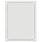 Preview: Zugangstür Weiß 30 x 40 cm Stahl