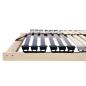 Preview: Lattenrost Braun 90 x 190 cm Holz und Plastik