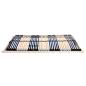 Preview: Lattenrost Braun 100 x 190 cm Massives Buchenholz