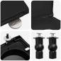 Preview: Toilettensitz Schwarz 48 x 36,5 x 4,5 cm Polypropylen
