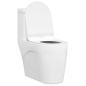 Preview: Toilettensitz Weiß 48,5 x 36 x 5 cm Polypropylen