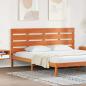 Preview: ARDEBO.de - Kopfteil Wachsbraun 200,5 x 3 x 80 cm Massivholz Kiefer
