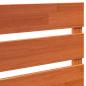 Preview: Kopfteil Wachsbraun 200,5 x 3 x 80 cm Massivholz Kiefer