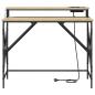 Preview: Schreibtisch Sonoma Eiche 100 x 50 x 86.5 cm Holzwerkstoff