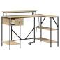 Preview: Schreibtisch Sonoma Eiche 120 x 79 x 86.5 cm Holzwerkstoff