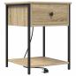 Preview: Nachttisch Sonoma Eiche 42 x 41 x 56 cm Holzwerkstoff