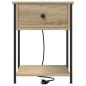 Preview: Nachttisch Sonoma Eiche 42 x 41 x 56 cm Holzwerkstoff