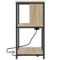 Preview: Nachttisch Sonoma Eiche 38 x 31 x 61 cm Holzwerkstoff