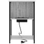Preview: Nachttisch Sonoma-Grau 38 x 31 x 61 cm Holzwerkstoff