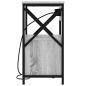 Preview: Nachttisch 2 pcs Grau Sonoma 40 x 31 x 60 cm Holzwerkstoff