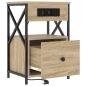 Preview: Nachttisch Sonoma Eiche 40 x 31 x 60 cm Holzwerkstoff