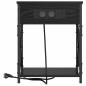 Preview: Nachttisch 2 pcs Schwarz Eiche 41 x 31 x 51 cm Holzwerkstoff