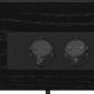 Preview: Nachttisch 2 pcs Schwarz Eiche 41 x 31 x 51 cm Holzwerkstoff